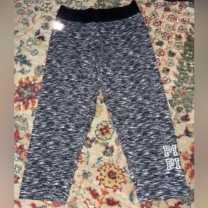 PINK Victoria's Secret Ultimate Gray Crop Leggings